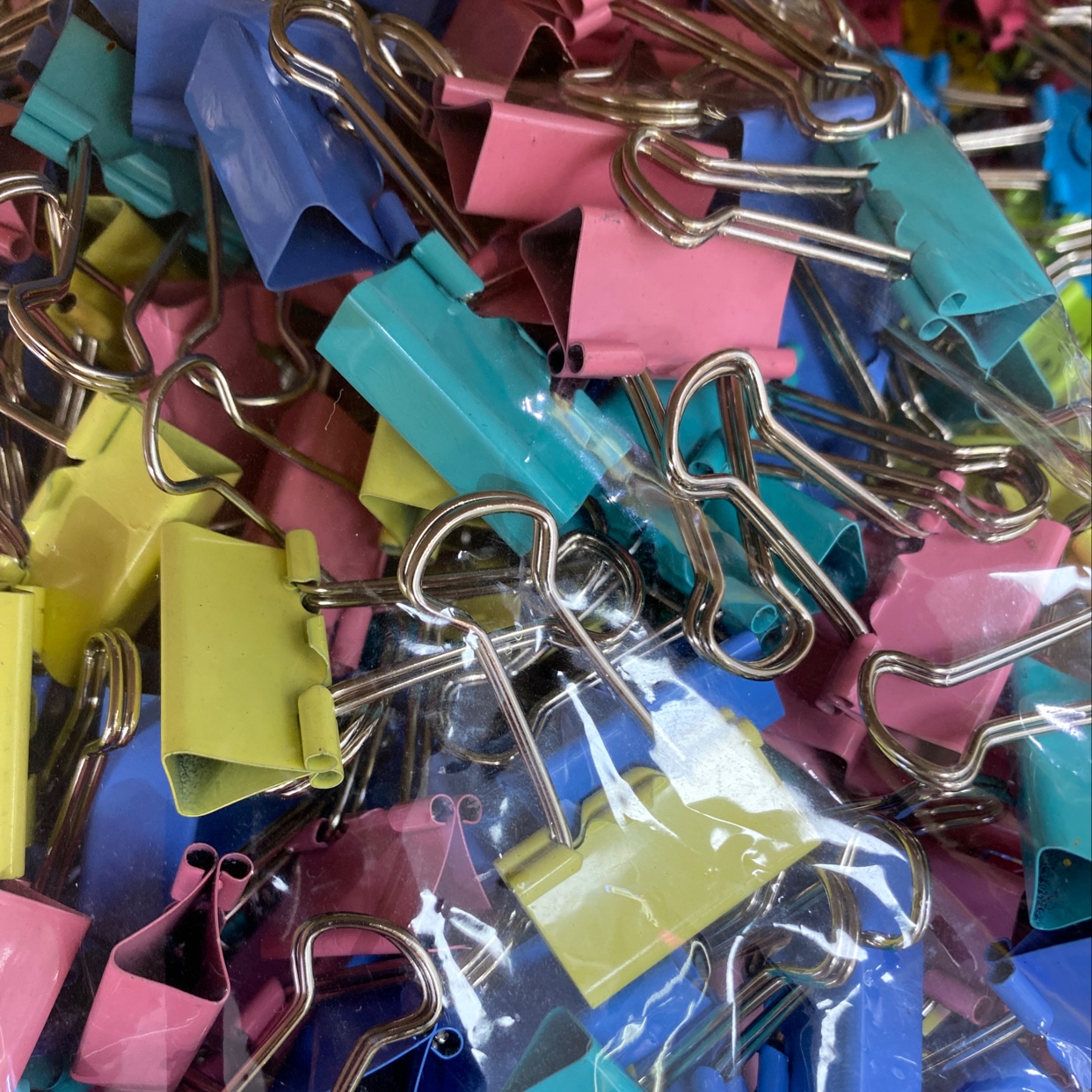 25 long-tail clips mixed, large clips for stationery, small multi-functional book clips, test paper clips, swallowtail clips, phoenix-tail clips, file clips, stationery ticket clips, office supplies, metal small clips for fixation
