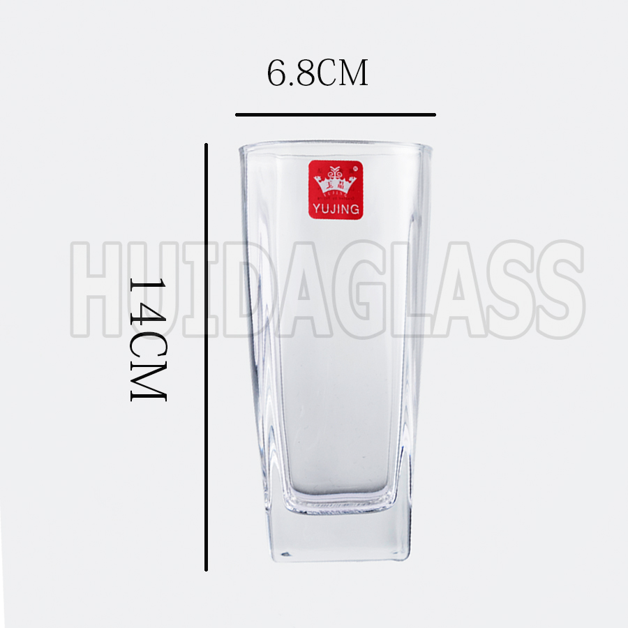 义乌好货惠达玻璃6.8*14cm玻璃水杯YJD-4010产品图