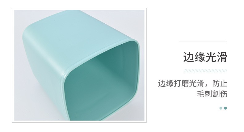 Large-sized multi-functional square storage bucket for home desktop detail image 7