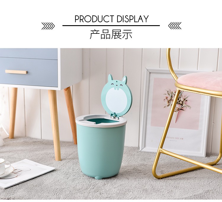 Desktop multi-functional, sturdy and durable classified trash can detail image 9