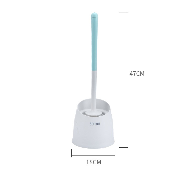 Simple and creative home-style draining toilet brush detail image 4