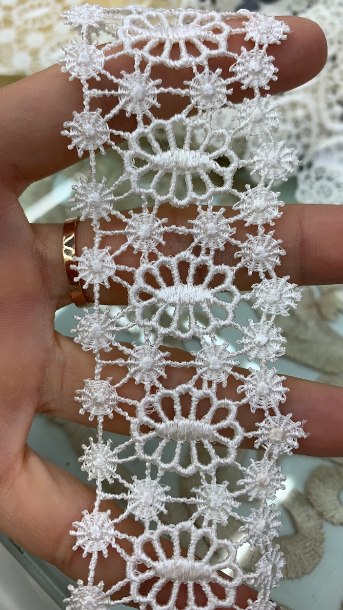 New best-selling embroidery of Guangdong fabric lace Specification image