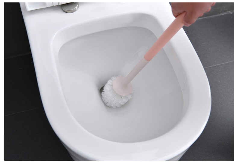 Simple and creative home-style draining toilet brush detail image 11