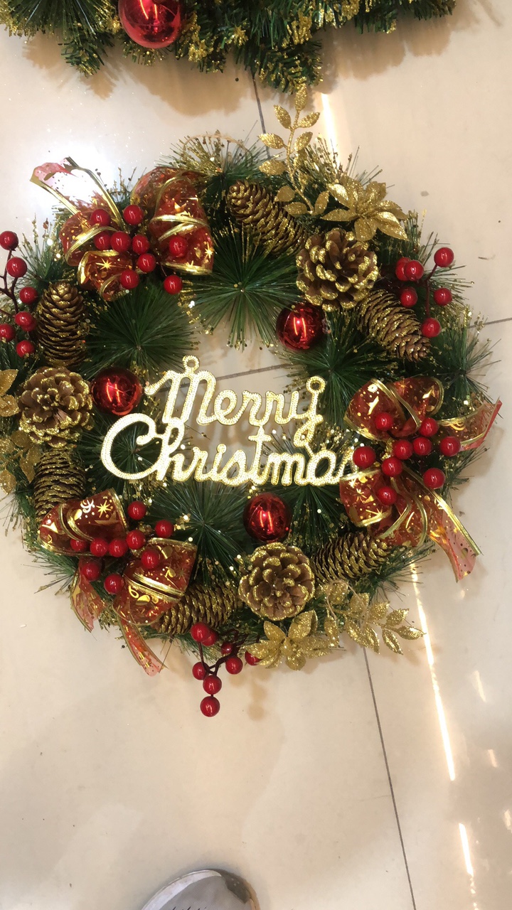 Pine needle decorative garland 11