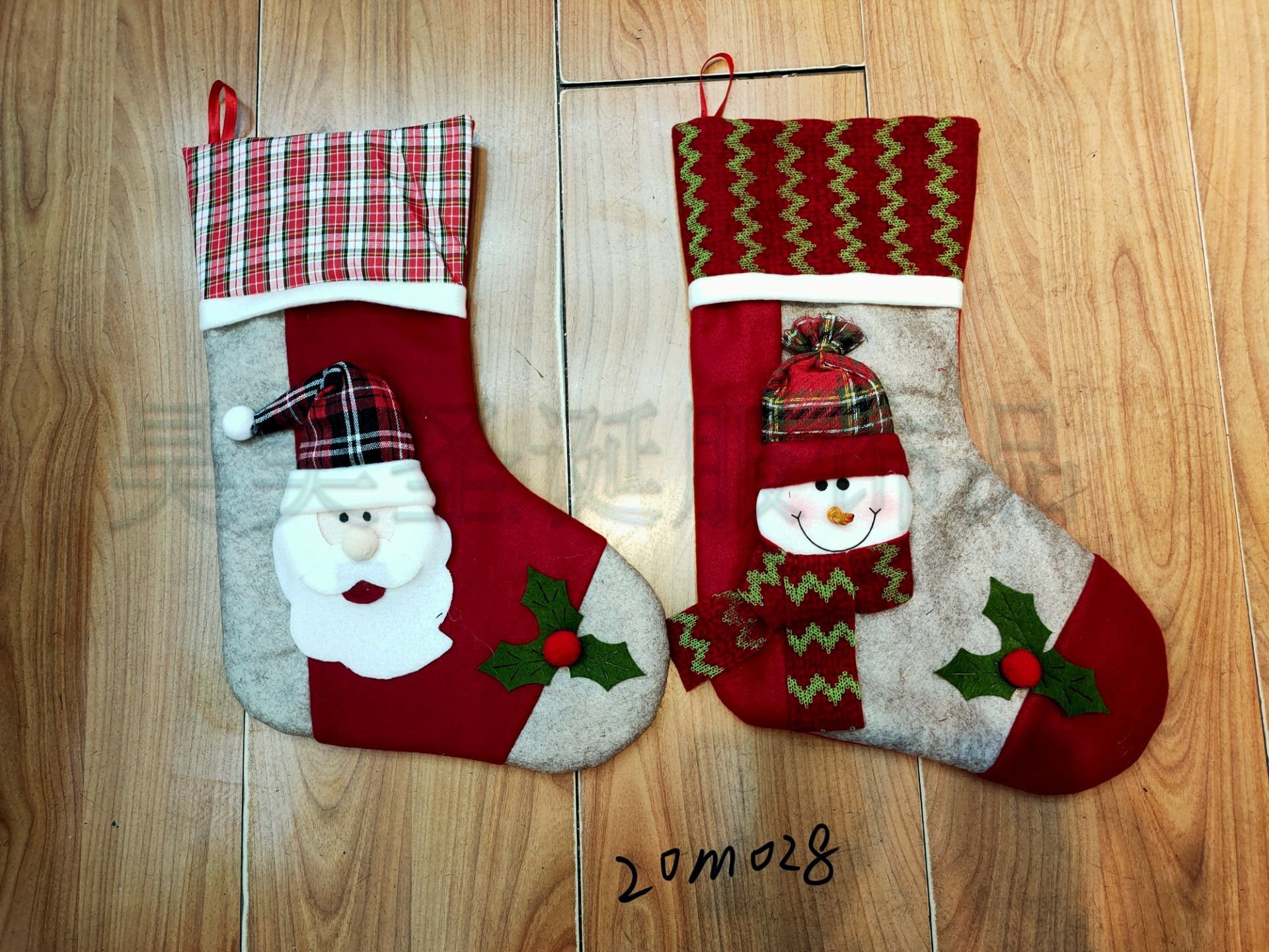 Christmas cartoon socks Christmas decoration socks Gift socks Christmas stockings Santa Claus Stockings Santa Snowman deer Christmas decoration socks thumbnail