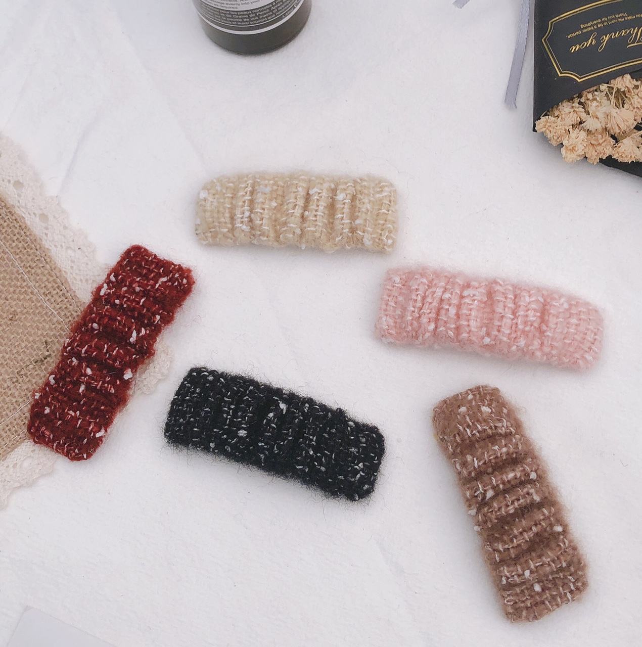 Multicolor Hair Hair Clip Plush Hair Clip Headdress For Children Hair Clip For Girls Broken Hair Hair Clip Korean Baby Bb Clip Clip Hair Accessories