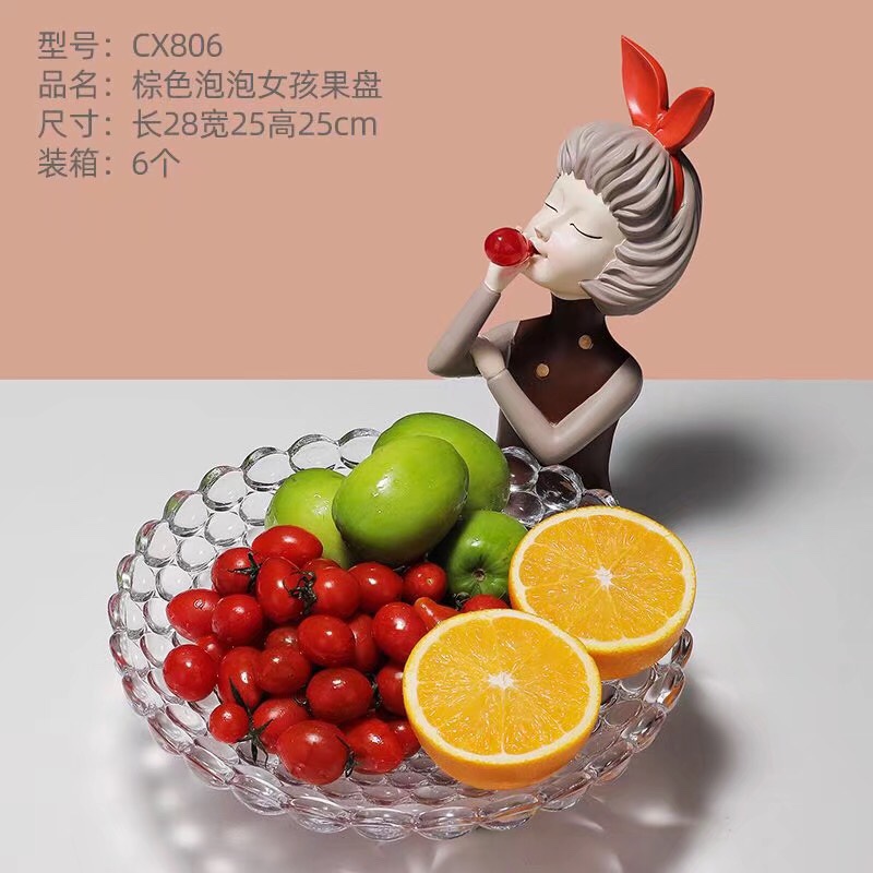 网红泡泡女孩果盘