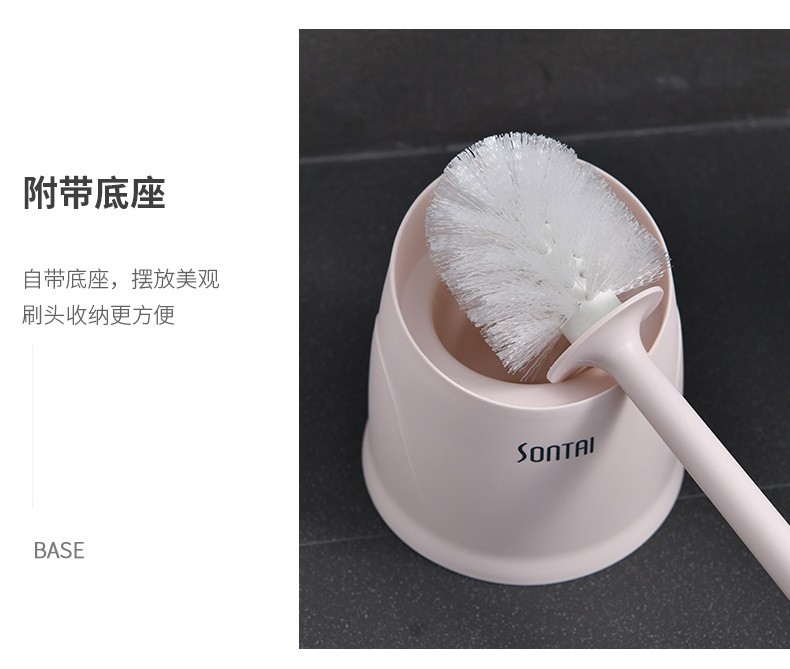 Simple and creative home-style draining toilet brush detail image 8