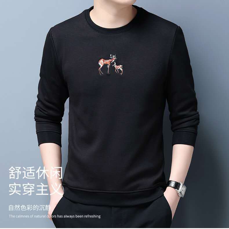 男款加绒卫衣 保暖舒适
花型：如图
尺码：105.110.115.120.125
混批：50件/份详情图3