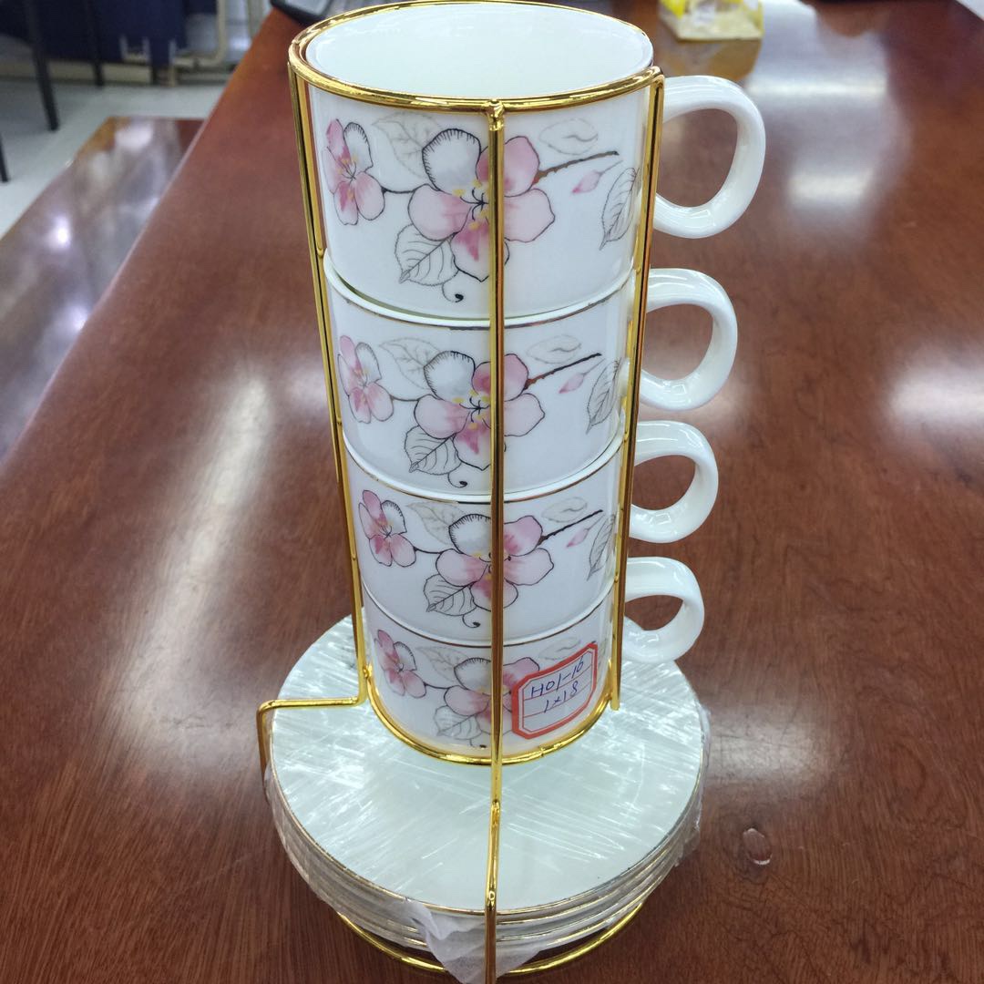 Ceramic Coffee Cup Set 6 Cups 6 Dishes Water Set A 12 Minimum 10 Pieces Shipped Retail Is Not Distributed