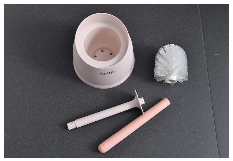 Simple and creative home-style draining toilet brush detail image 13