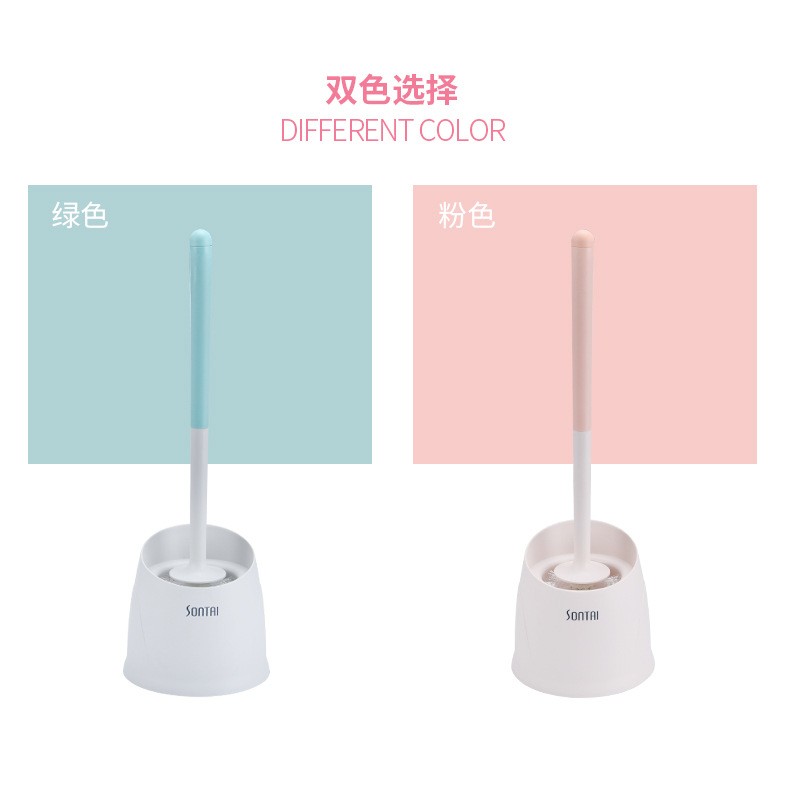 Simple and creative home-style draining toilet brush detail image 5