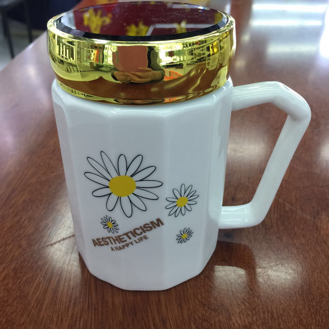 Ceramic Coffee Cup Water Cup Mug Mug Tea Cup Convenient Multi-Functional Water Cup A Minimum Of 60 A Shipment Retail Does Not Send Application Scenario