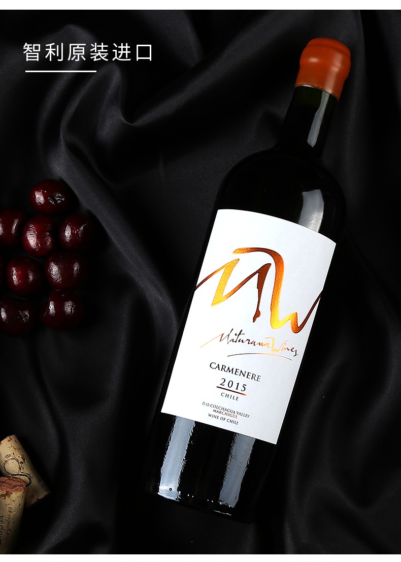 Chilean Original Imported Red Wine Vatulana Specification drawing