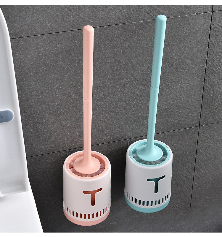 Household toilet brush combination set toilet non-punch toilet seat brush toilet cleaning brush undefined