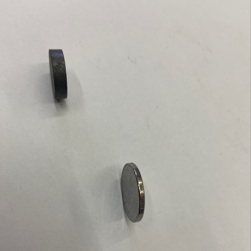 🔥黑磁铁氧体圆片直径16mm厚度4mm（本店专业生产各种规格磁铁欢迎咨询）产品图