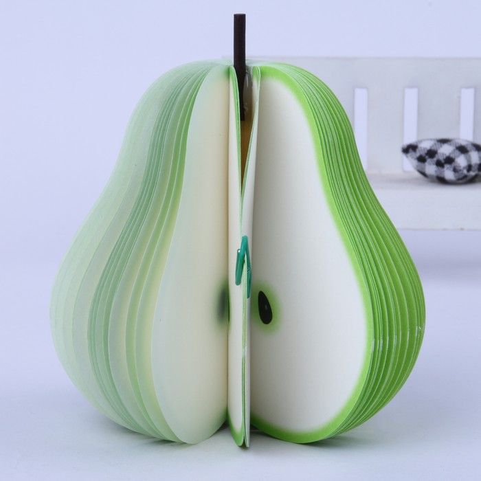 DIY苹果便签纸 立体水果便签纸 3D水果定做