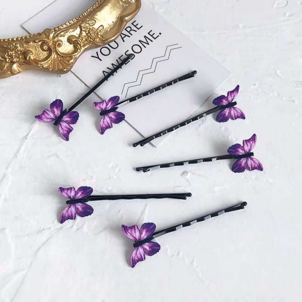 One-piece butterfly hairpin Specification image