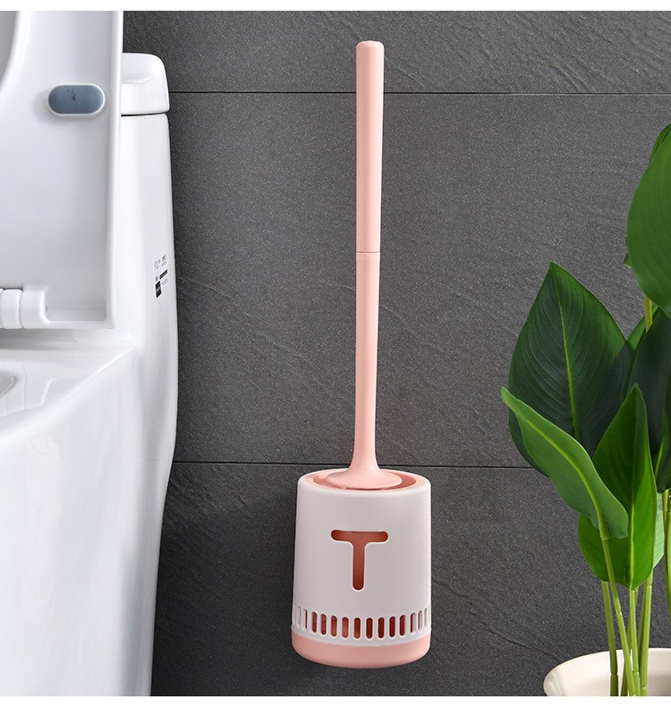 Household toilet brush combination set toilet non-punch toilet seat brush toilet cleaning brush undefined