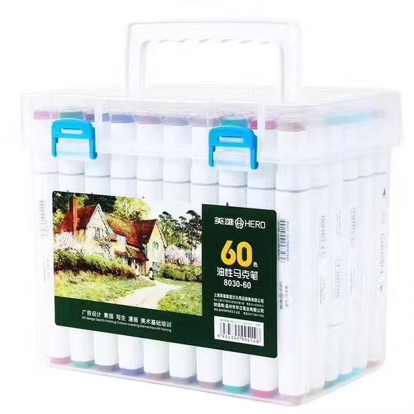 Hero oil-based markers 8030-60 colors Application Scenario