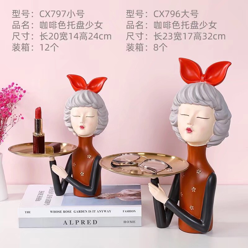 泡泡女孩托盘细节图