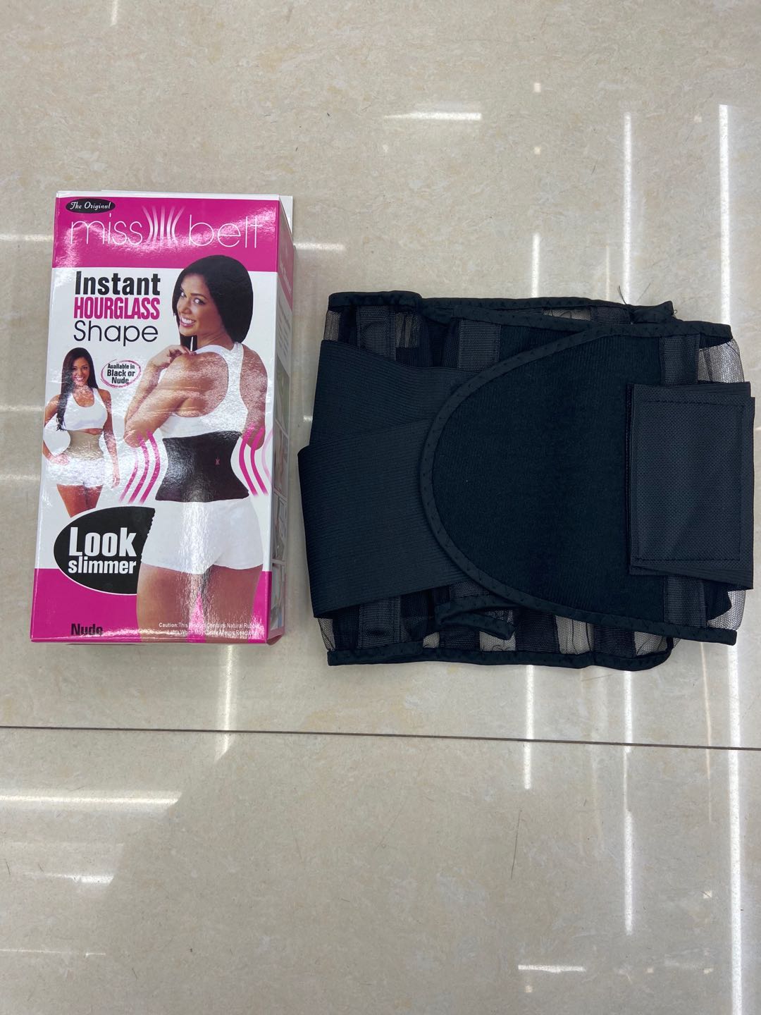  爆款 可调节魔术贴产后收腹带 miss belt腰带 运动腰带 细节图
