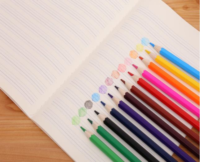 小学生儿童彩铅铅笔孔雀18色涂鸦画画填色铅笔不易断详情图3