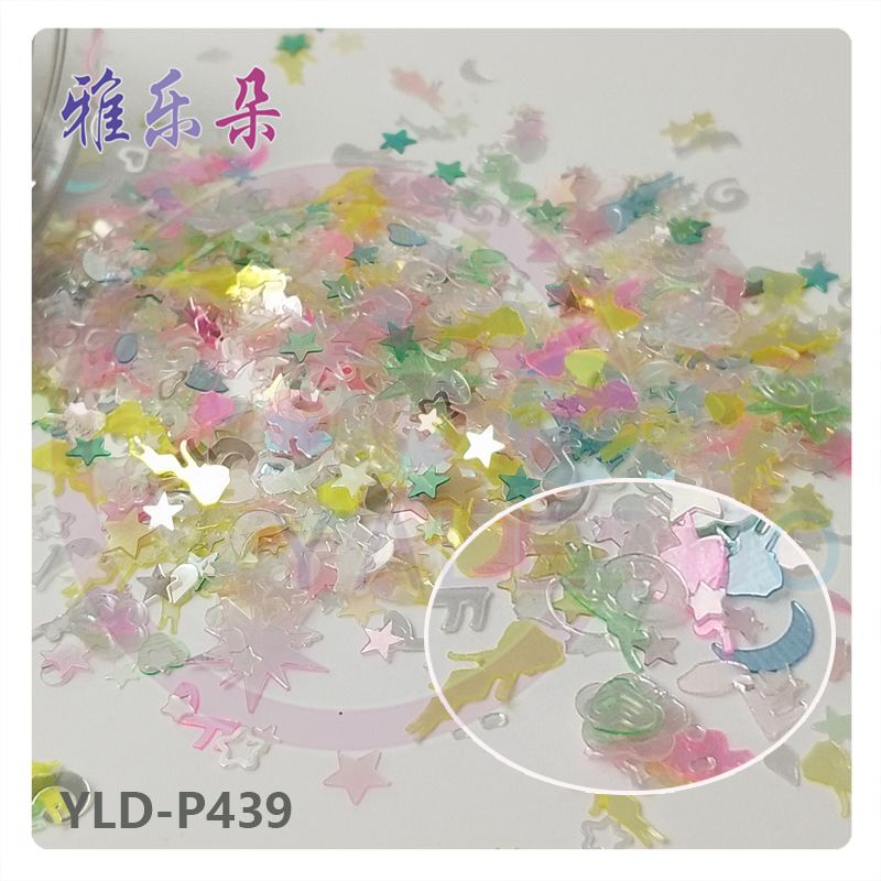 PET mixed glitter cross-border e-commerce nail accessories clothing nail crystal mud mobile phone case drip accessories thumbnail