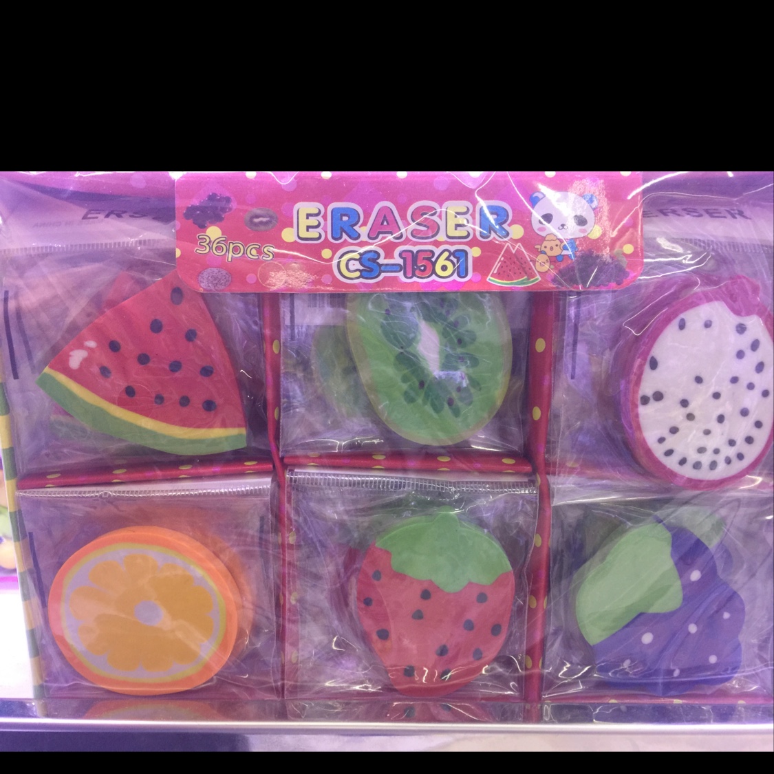 Large fruit eraser