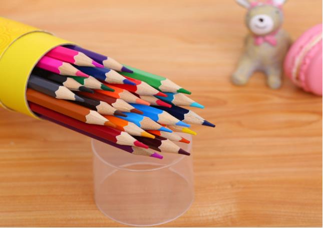 小学生儿童彩铅铅笔孔雀18色涂鸦画画填色铅笔不易断详情图5