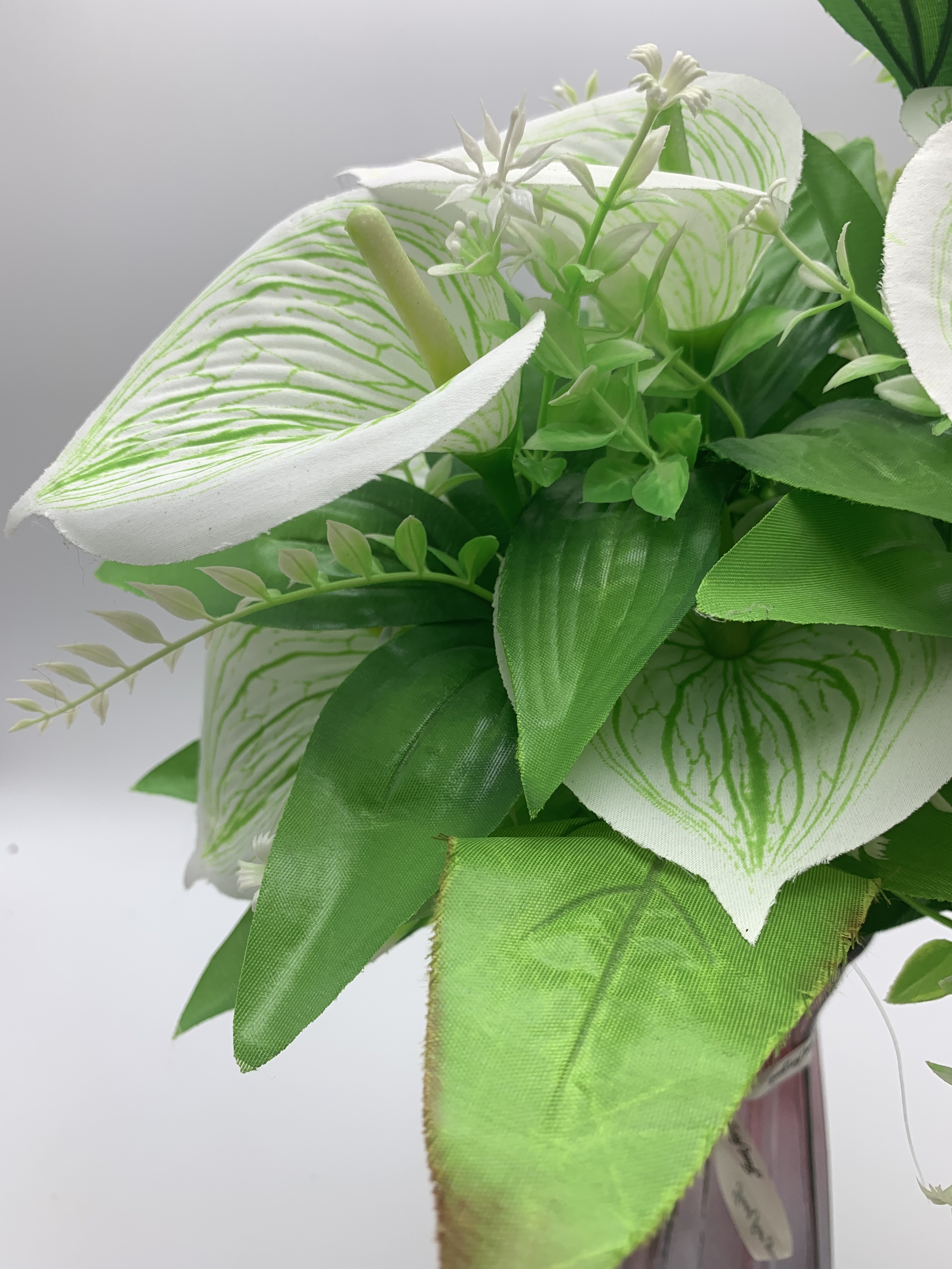 12 silk-screened round calla lilies Application Scenario