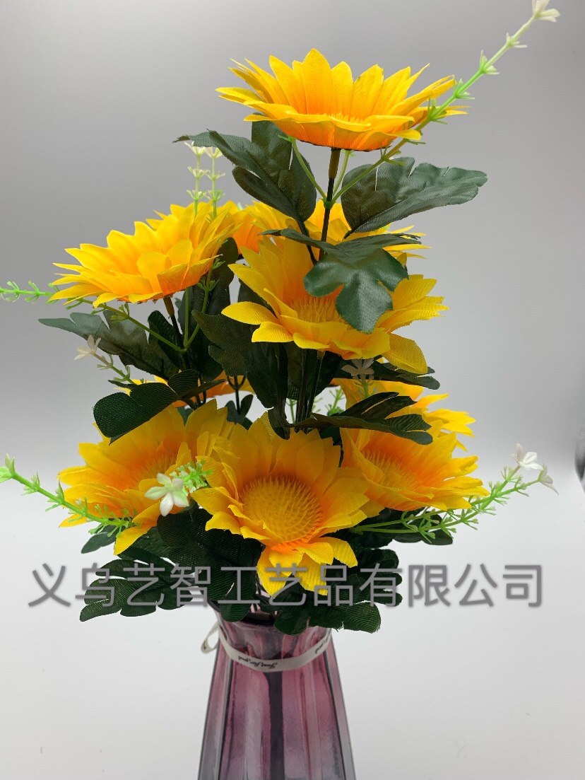 Twelve sunflowers