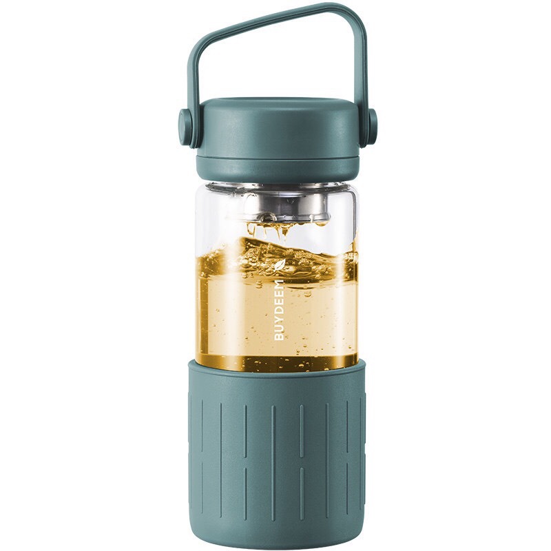 北鼎泡茶随身杯茶水分离玻璃喝水杯家用便携式防烫带盖新品随手杯详情图7