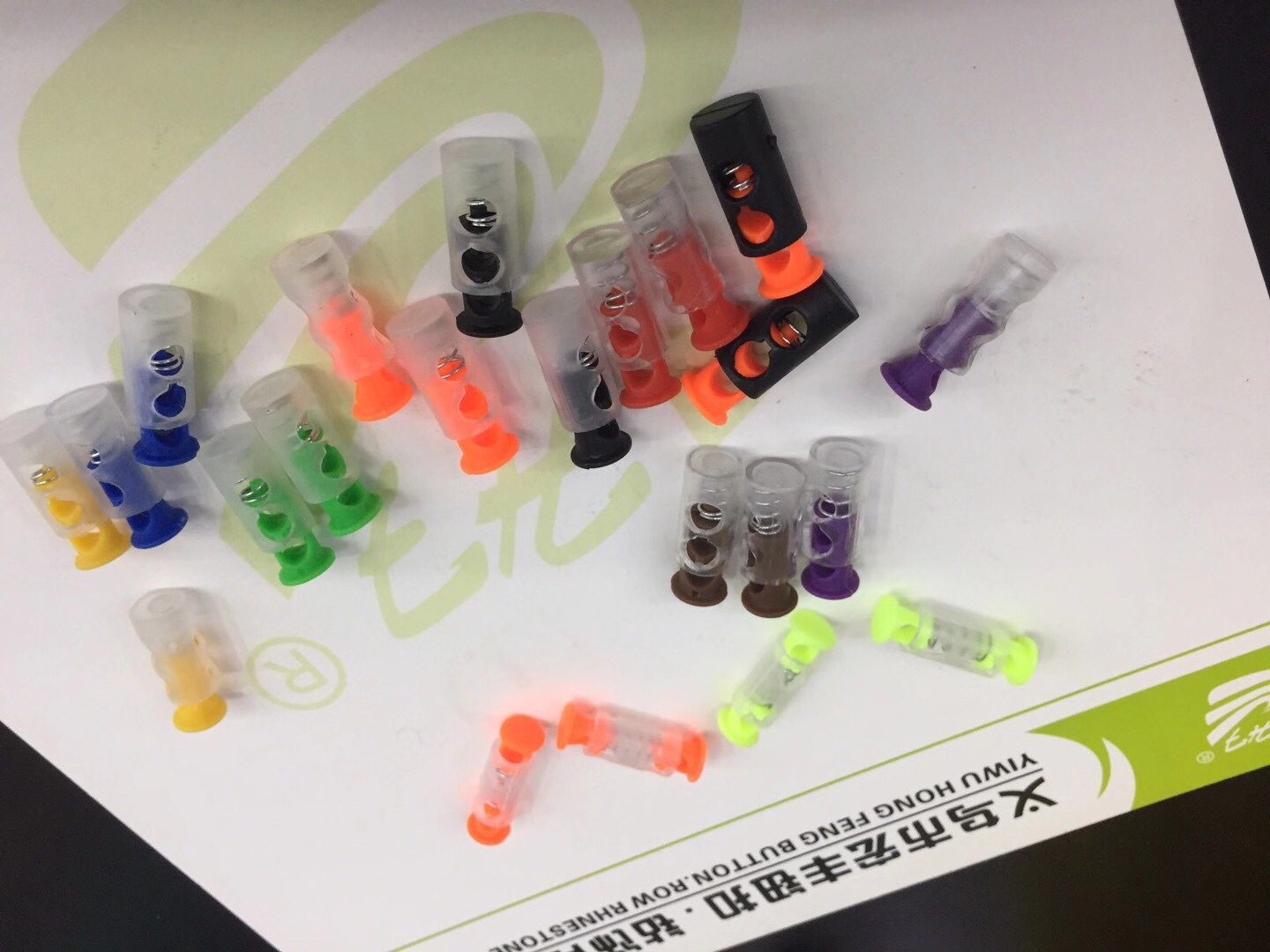 帽子卡扣弹簧扣双色弹簧扣彩色弹簧扣彩虹弹簧扣详情图8