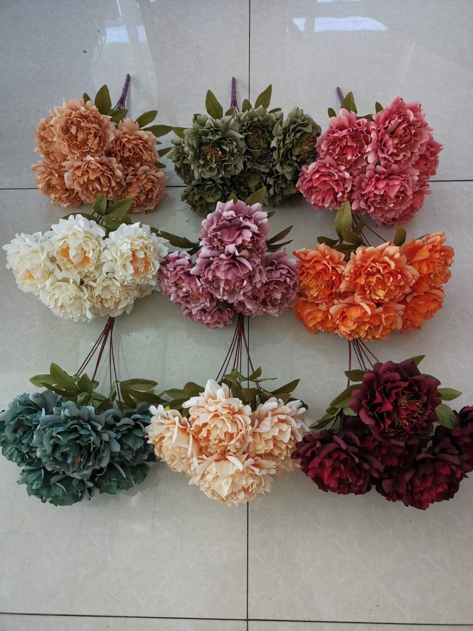 7 autumn imitate peony 9 color to spend wedding home to arrange flowers thumbnail