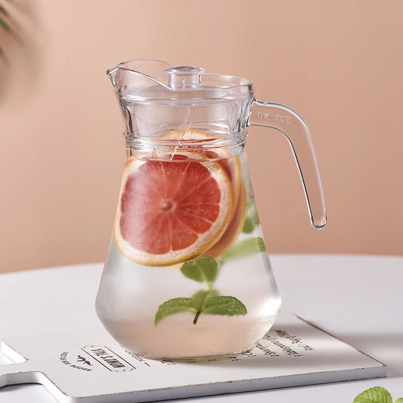 水壶玻璃凉水壶茶壶家用装水壶果汁壶冷水壶茶壶玻璃泡茶壶1