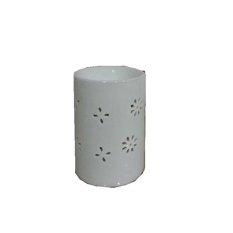 熏香精油炉沉香器具居家摆件蜡烛小夜灯手工镂空陶瓷礼品详情图1