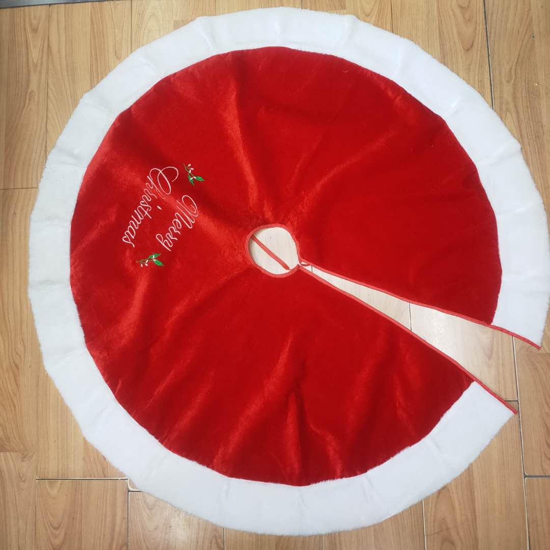 100 cm Christmas tree skirt manufacturers direct Christmas tree decorations wholesale multi-size specifications optional Christmas tree decorations thumbnail