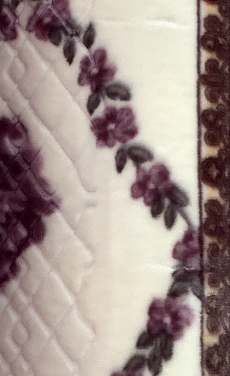 2020 New Blanket Simple Elegant Elegant Embroidery Purple
