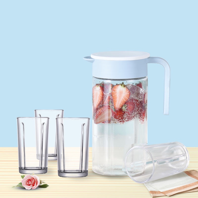 Kettle Glass Cooling Kettle Teapot Home Filling Kettle Juice Kettle Cold Kettle Teapot Glass Brewing Teapot 6