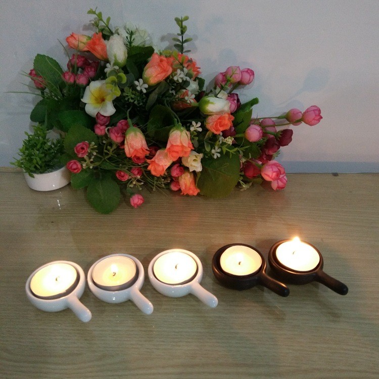 陶瓷工艺品高温白瓷熏香炉精油炉香精炉配件防烫手蜡烛托详情图2