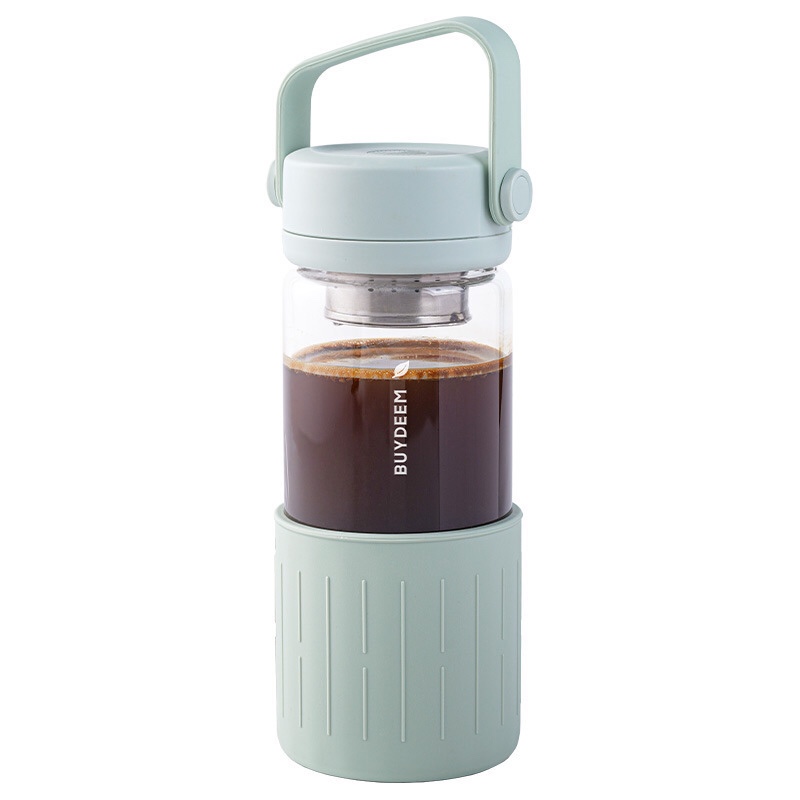 北鼎泡茶随身杯茶水分离玻璃喝水杯家用便携式防烫带盖新品随手杯详情图10