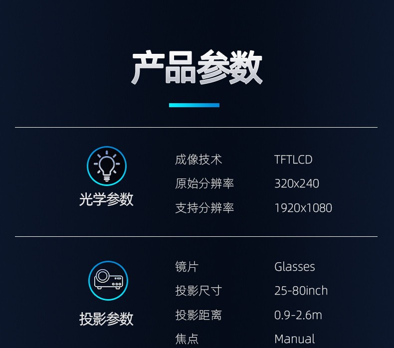 新款814迷你家用投影仪便携 LED微型投影机详情图9