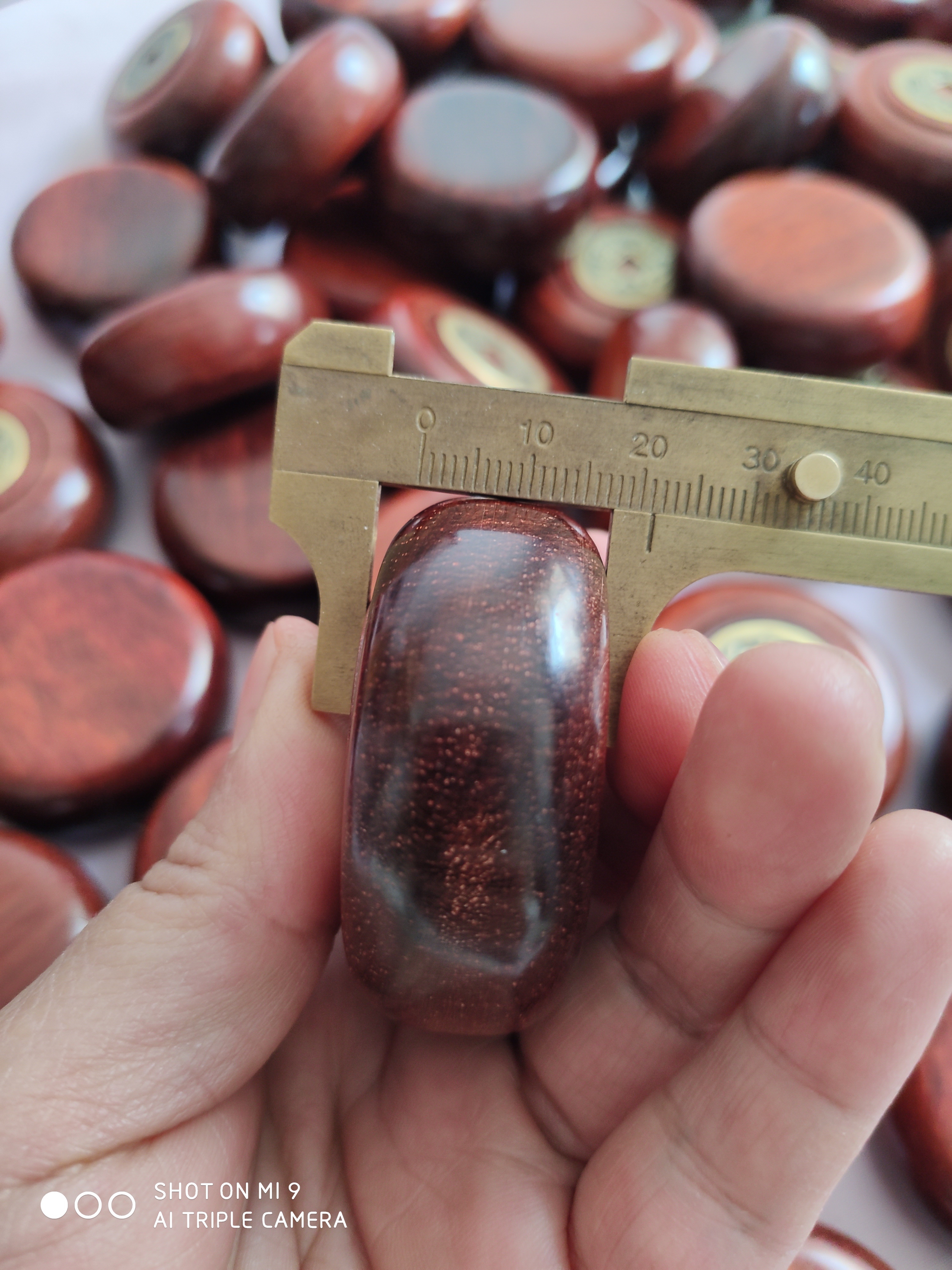 High-end African rhinoceros horn rosewood handles made from natural logs are profitable detail image 3