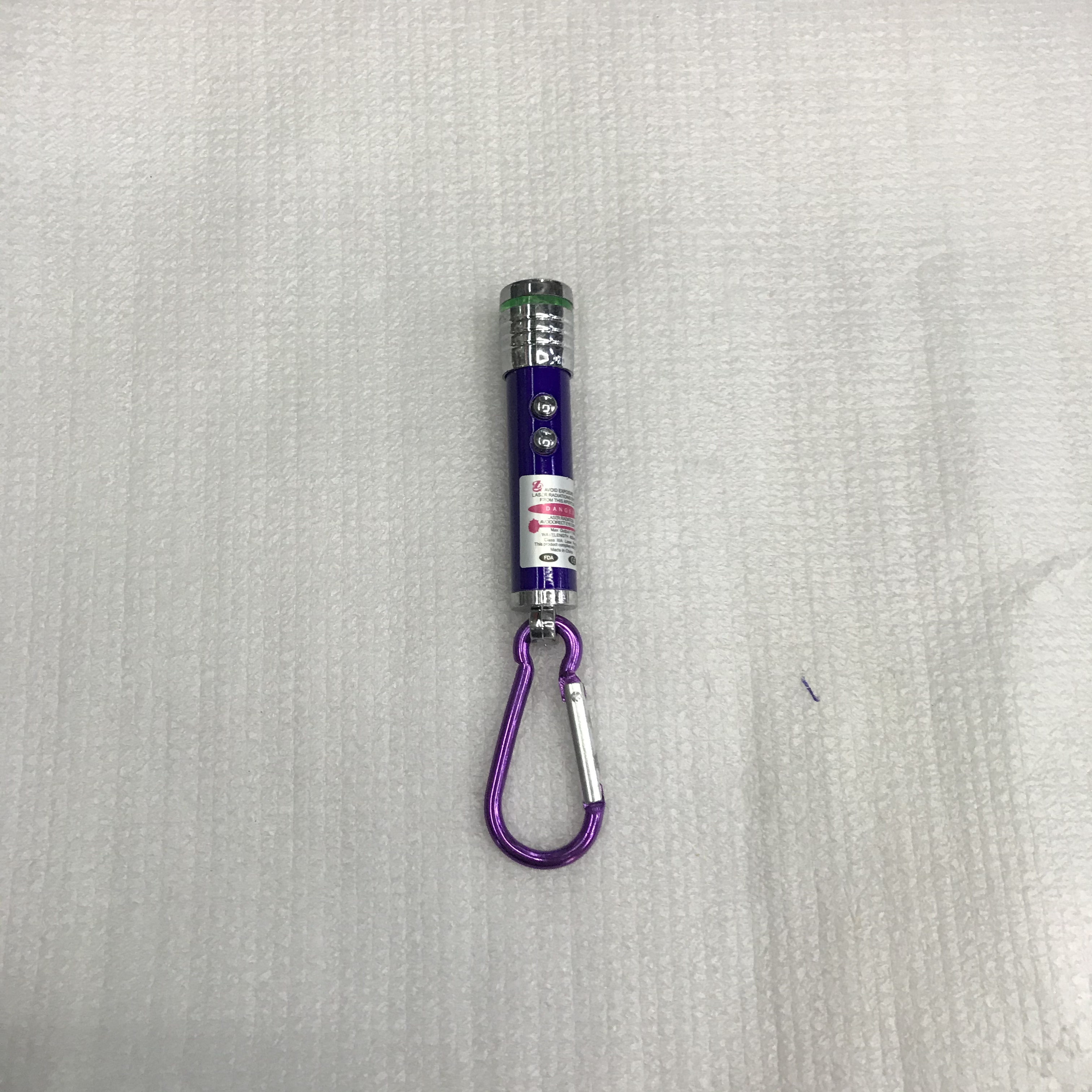 迷你小电筒红外线激光照明钥匙灯登山扣小电子灯教学激光逗猫棒详情图7