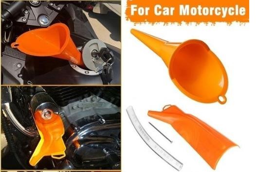 Two - piece filter funnel with filter pipe for motorcycle waste oil thumbnail