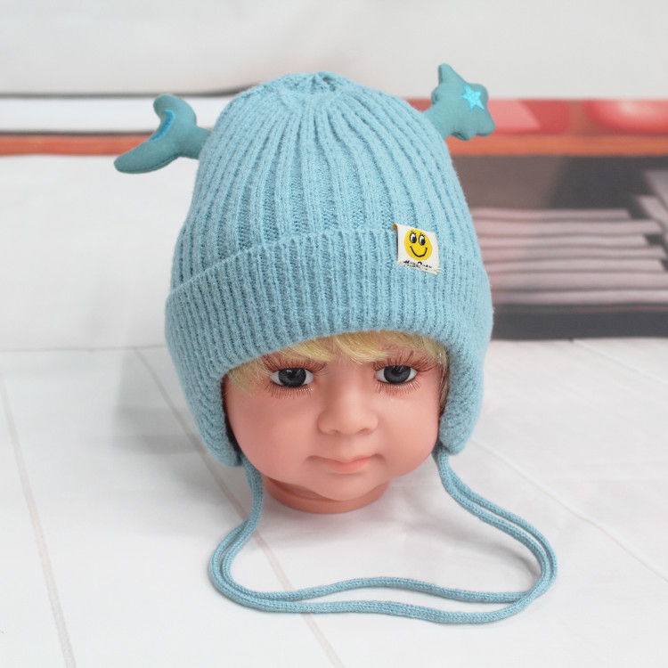 Baby Knitted Cap With Cotton Ear Protection Application Scenario