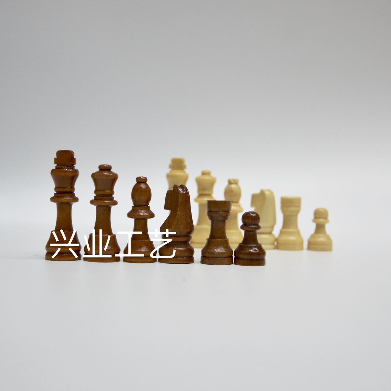 2.2寸 实木国际象棋棋子图