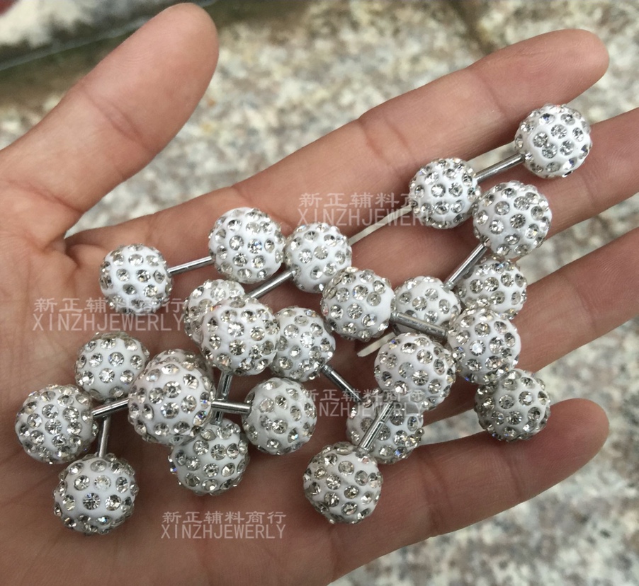 大号双头大小珍珠插针领口别针一字胸针开衫围巾披肩扣女胸针领针细节图