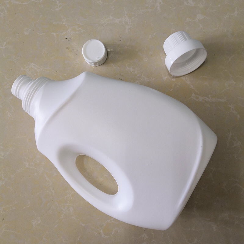 供应PE塑料导流槽组合盖2升洗衣液瓶子2L洗衣液瓶2公斤洗衣液壶